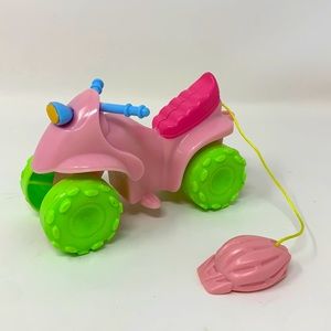 3” height doll toy 3-wheel bike motorcycle w hat